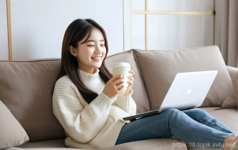 TOPIK 한국어 회화 스킬 향상법 - **Prompt 1: "A young Italian woman, in her early twenties, is comfortably seated on a plush sofa in ...