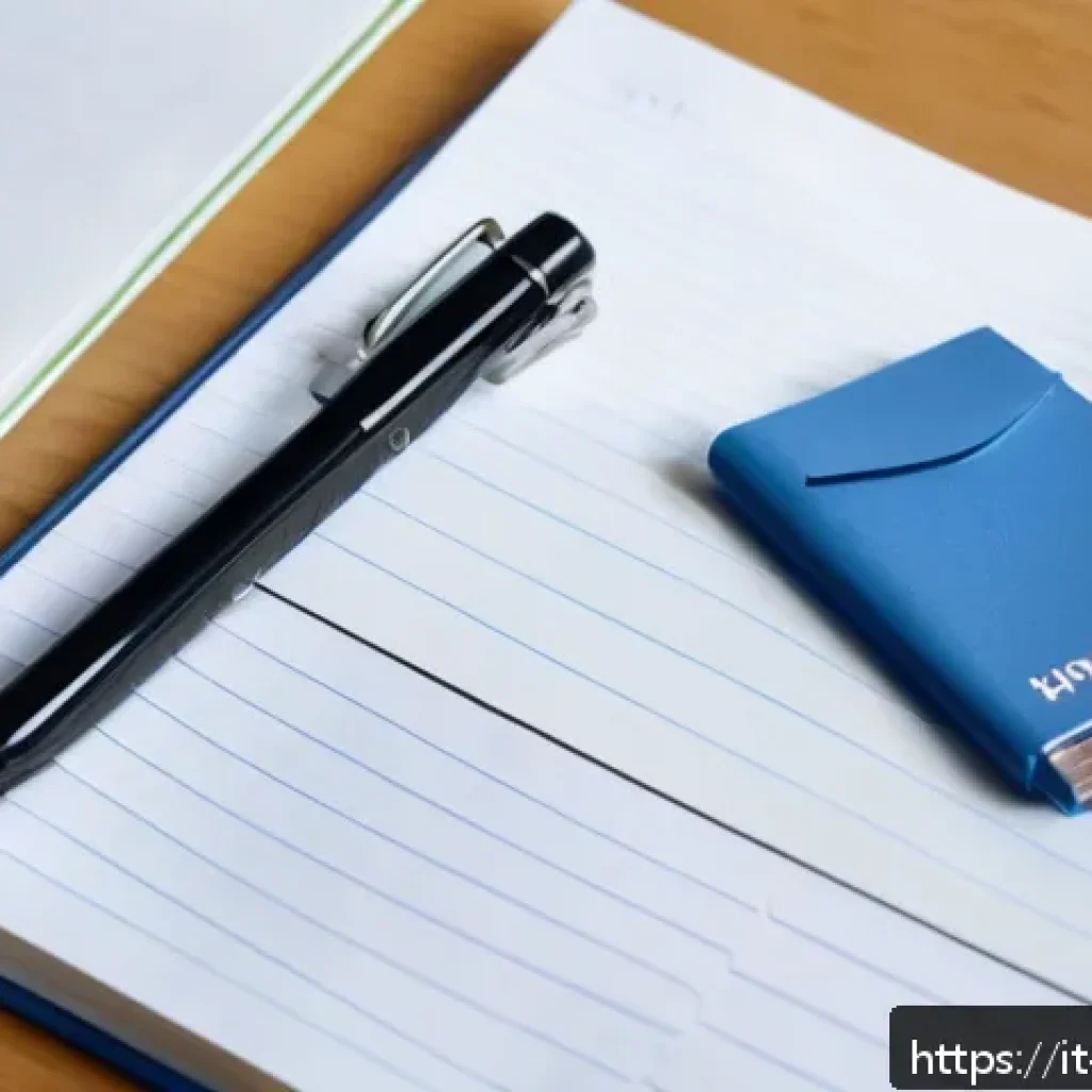 TOPIK 시험 전날 준비물 체크리스트 - A neatly organized study desk in a bright Italian apartment, featuring essential exam materials: a v...